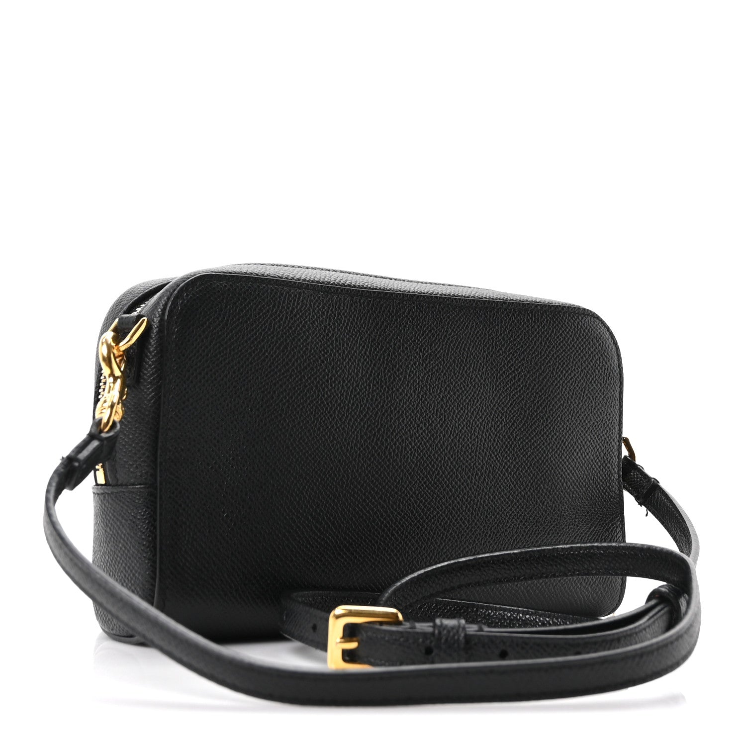 Christian Dior Grained Calfskin Caro Double Pouch Black 3 of 10