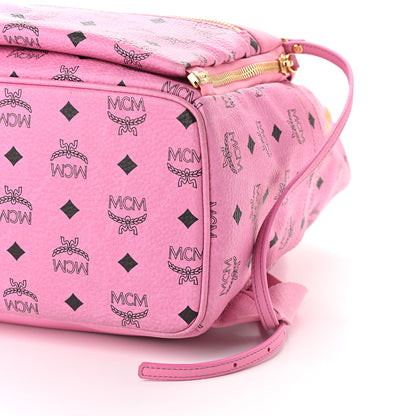 MCM Visetos Studded Medium Dual Stark Backpack Pink 8 of 12