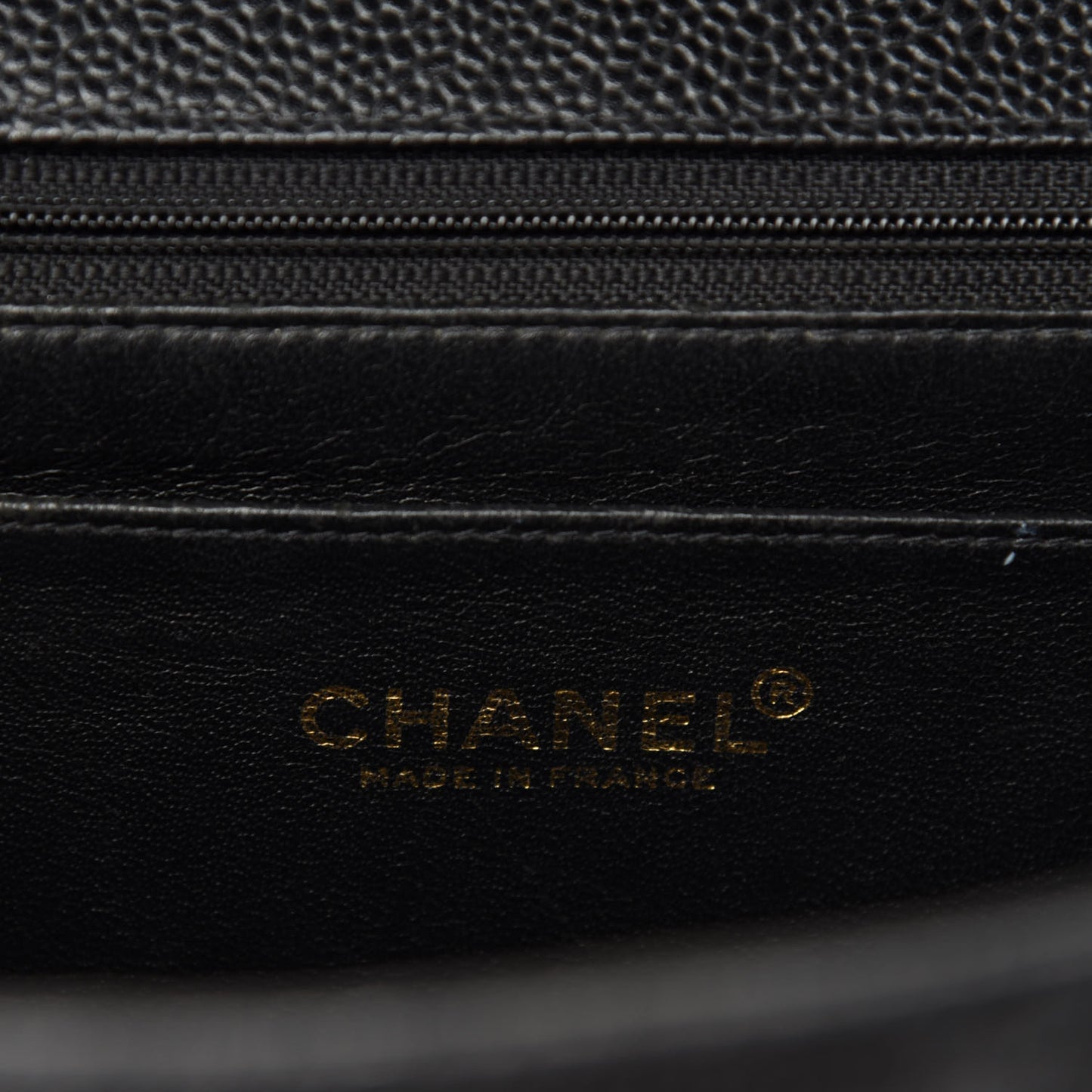 Caviar Quilted Jumbo Single Flap Black