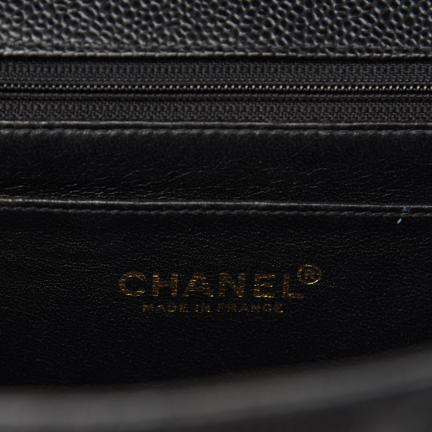 Chanel Caviar Quilted Jumbo Single Flap Black 8 of 10