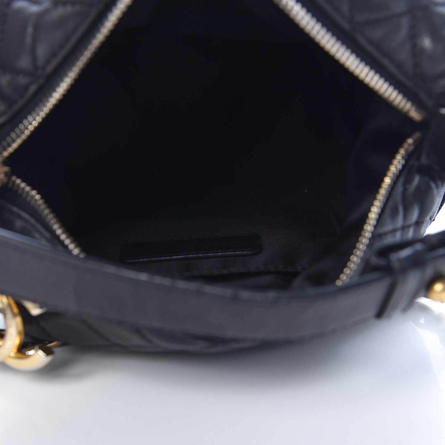 Chanel Lambskin Quilted Small Hobo Black 5 of 20
