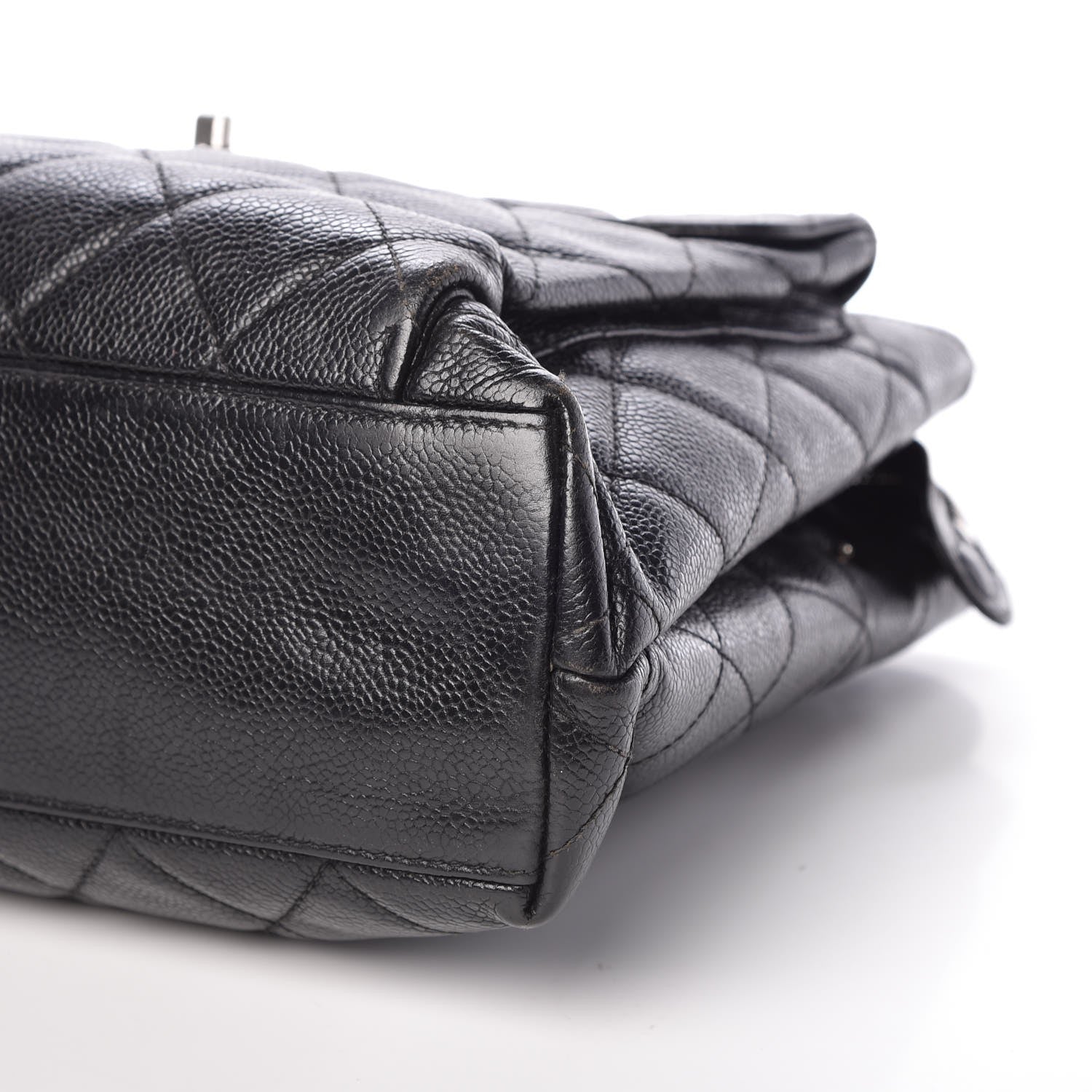 Chanel Caviar Quilted Flap Shoulder Bag Black 12 of 14