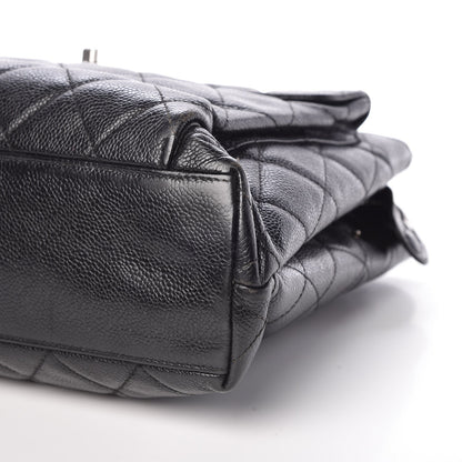 Chanel Caviar Quilted Flap Shoulder Bag Black 12 of 14