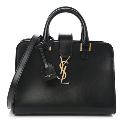 Saint Laurent Calfskin Monogram Baby Cabas Black 1 of 8