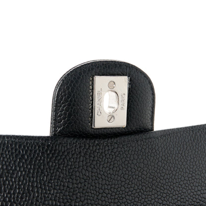 Chanel Caviar Quilted Medium Double Flap Black 7 of 12