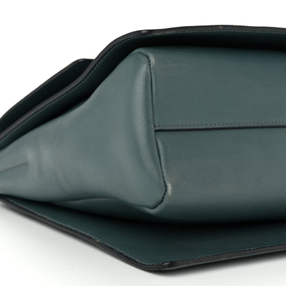 Chloe Suede Calfskin Medium Faye Shoulder Flap Bag Cloudy Blue 8 of 9