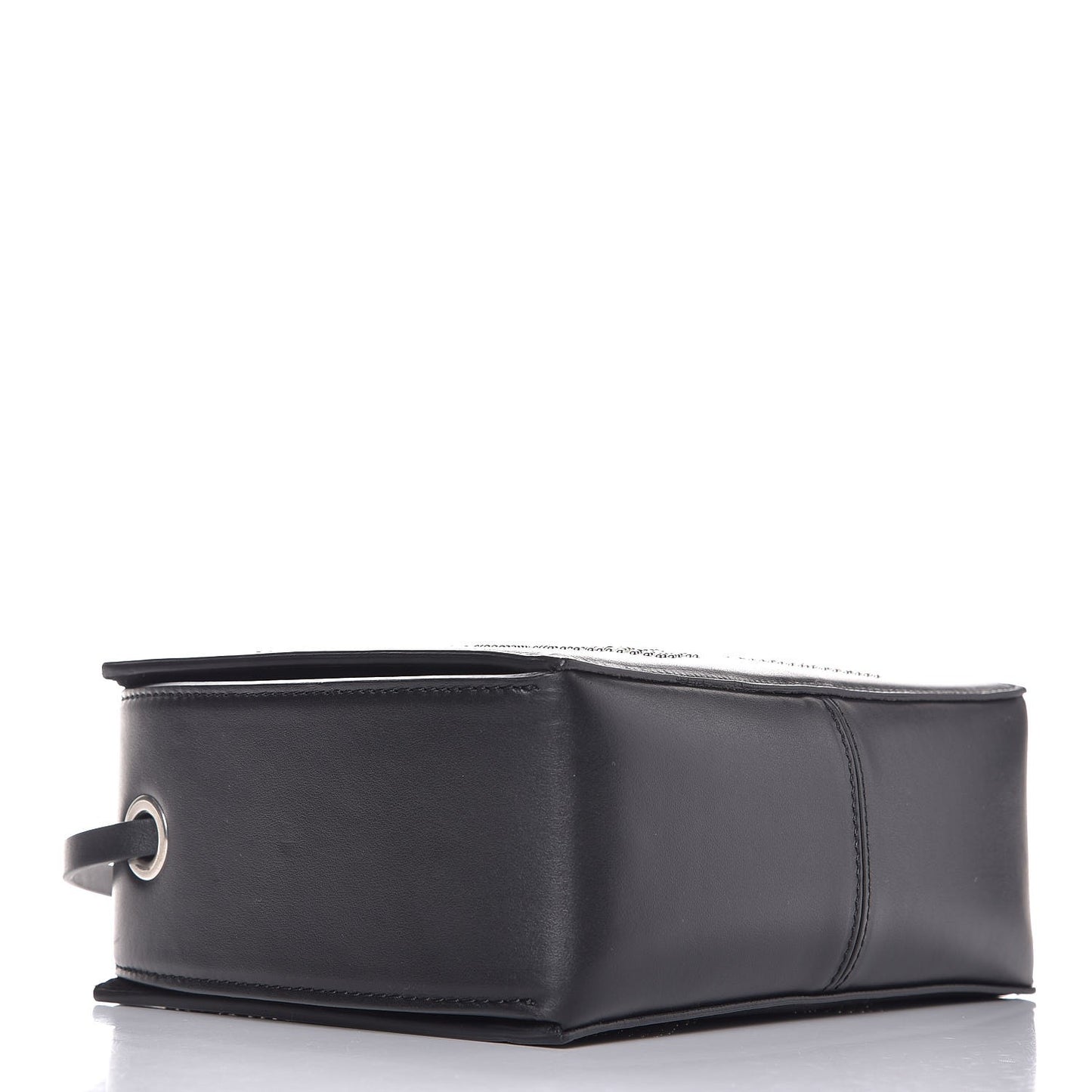 Calfskin Studded Box Shoulder Bag Black