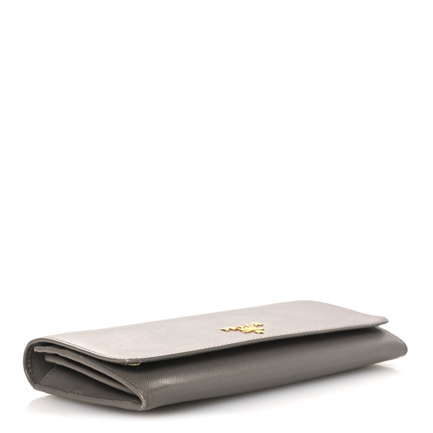 Saffiano Metal Oro Chain Wallet Argilla