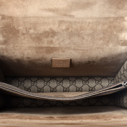 Gucci GG Supreme Monogram Medium Dionysus Shoulder Bag Taupe 6 of 10