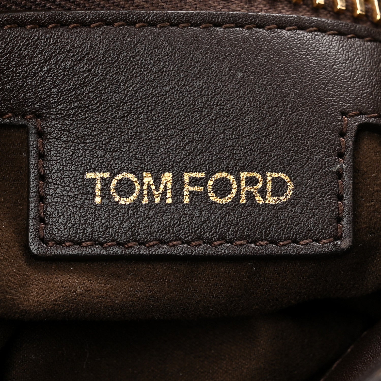 Tom Ford Grained Calfskin Medium Jennifer Crossbody Bag Brown 6 of 11