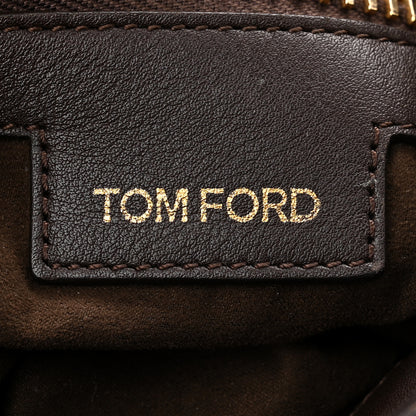 Tom Ford Grained Calfskin Medium Jennifer Crossbody Bag Brown 6 of 11
