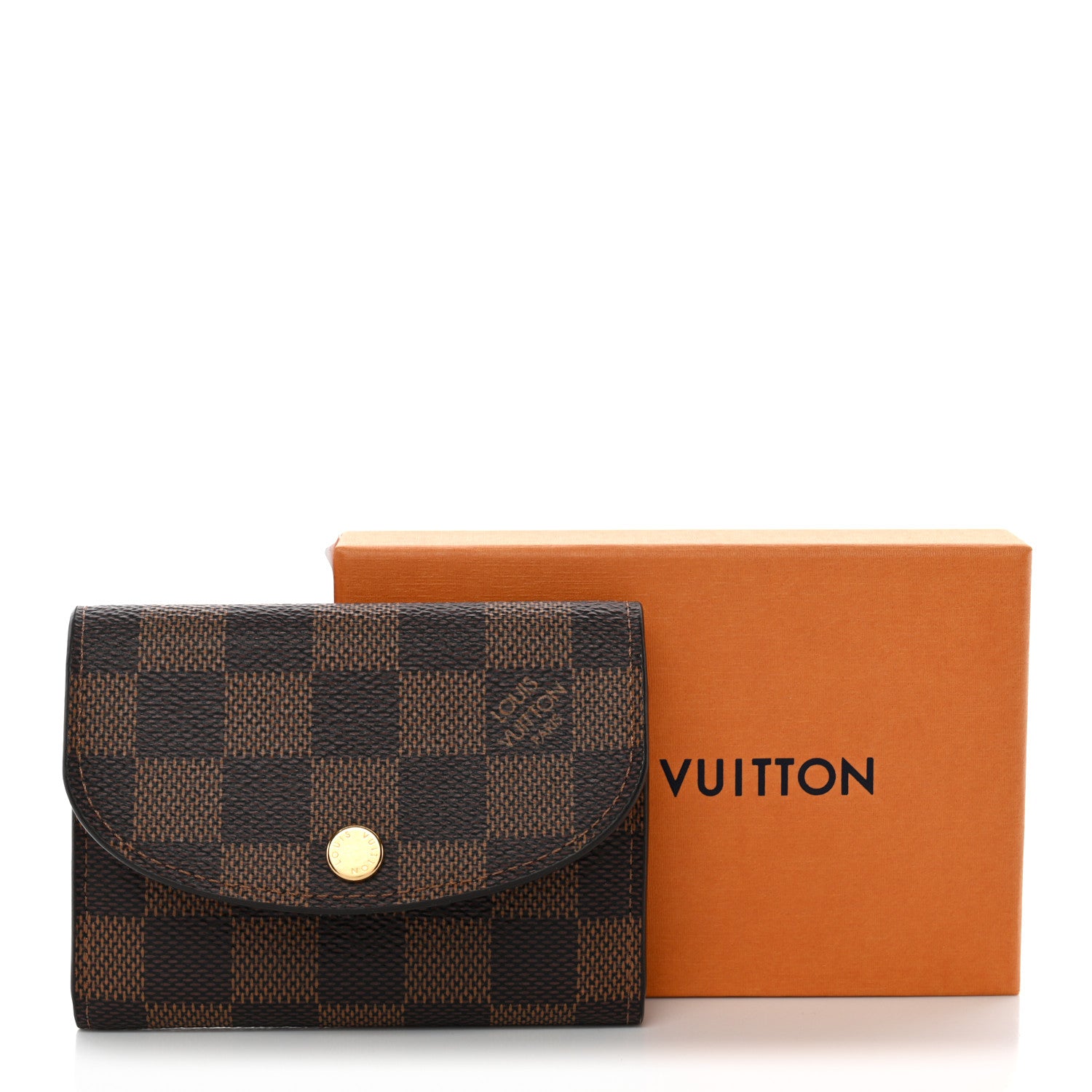 Louis Vuitton Damier Ebene Rosalie Coin Purse Rose Ballerine 7 of 7