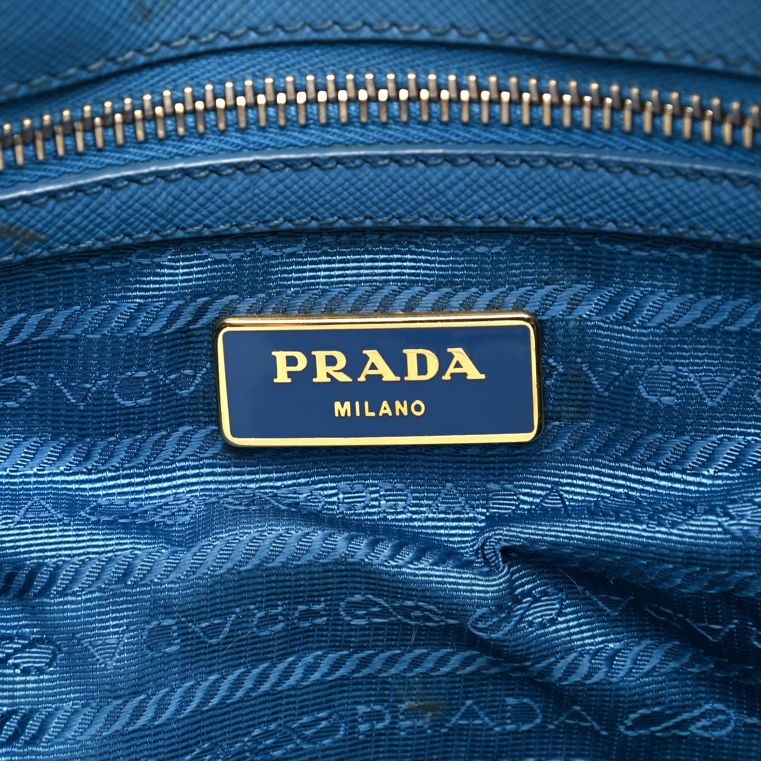Prada Saffiano Medium Galleria Double Zip Tote Cobalto 5 of 25