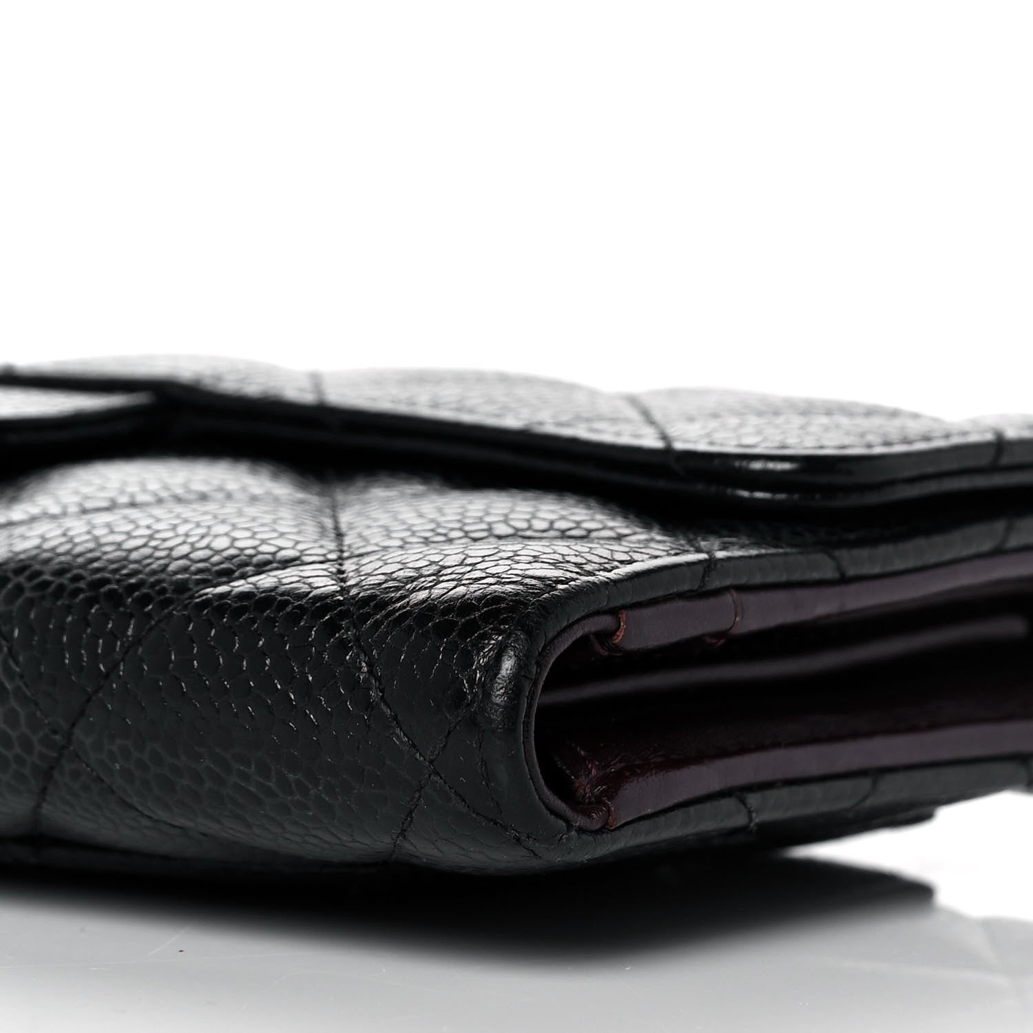 Chanel Caviar Quilted Long Flap Wallet Black 10 of 12