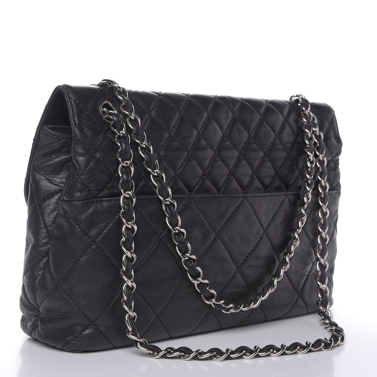 Calfskin Quilted In The Business Flap Bag Black