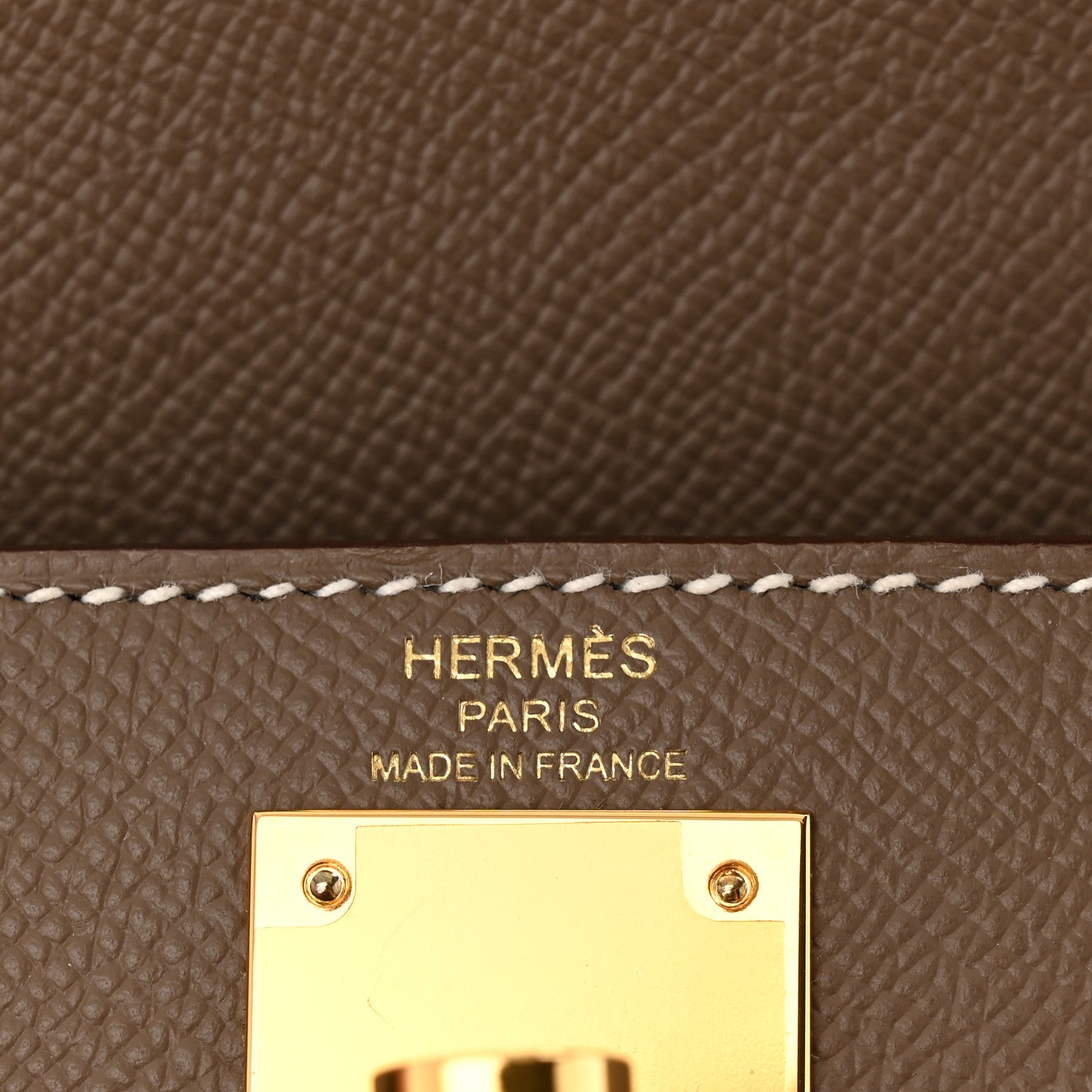 Hermes Epsom Kelly Sellier 28 Etoupe 6 of 11