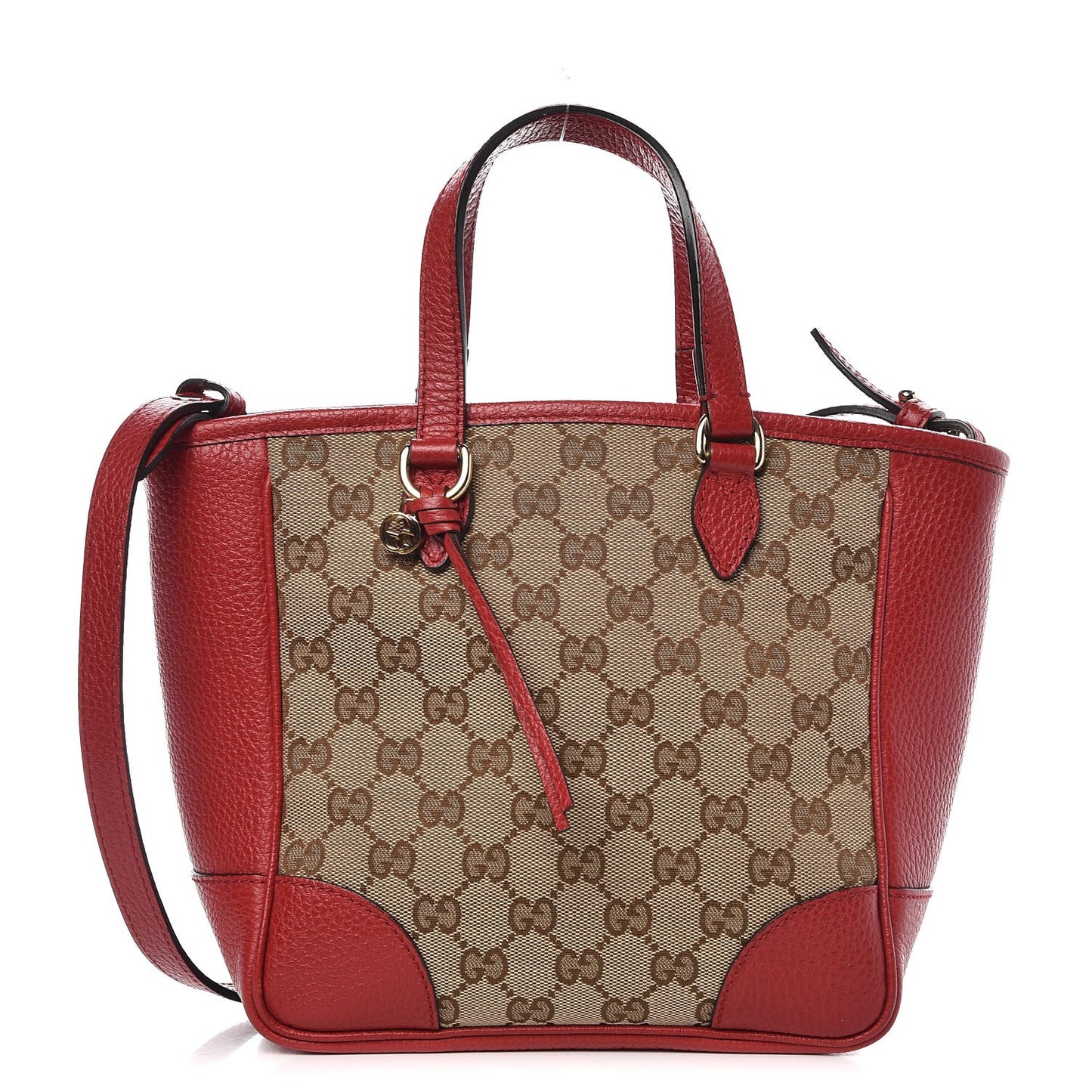 Monogram Small Bree Tote Red