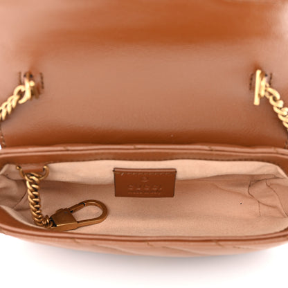 Gucci Azalea Calfskin Matelasse Diagonal Super Mini GG Marmont Shoulder Bag Cuir 5 of 11