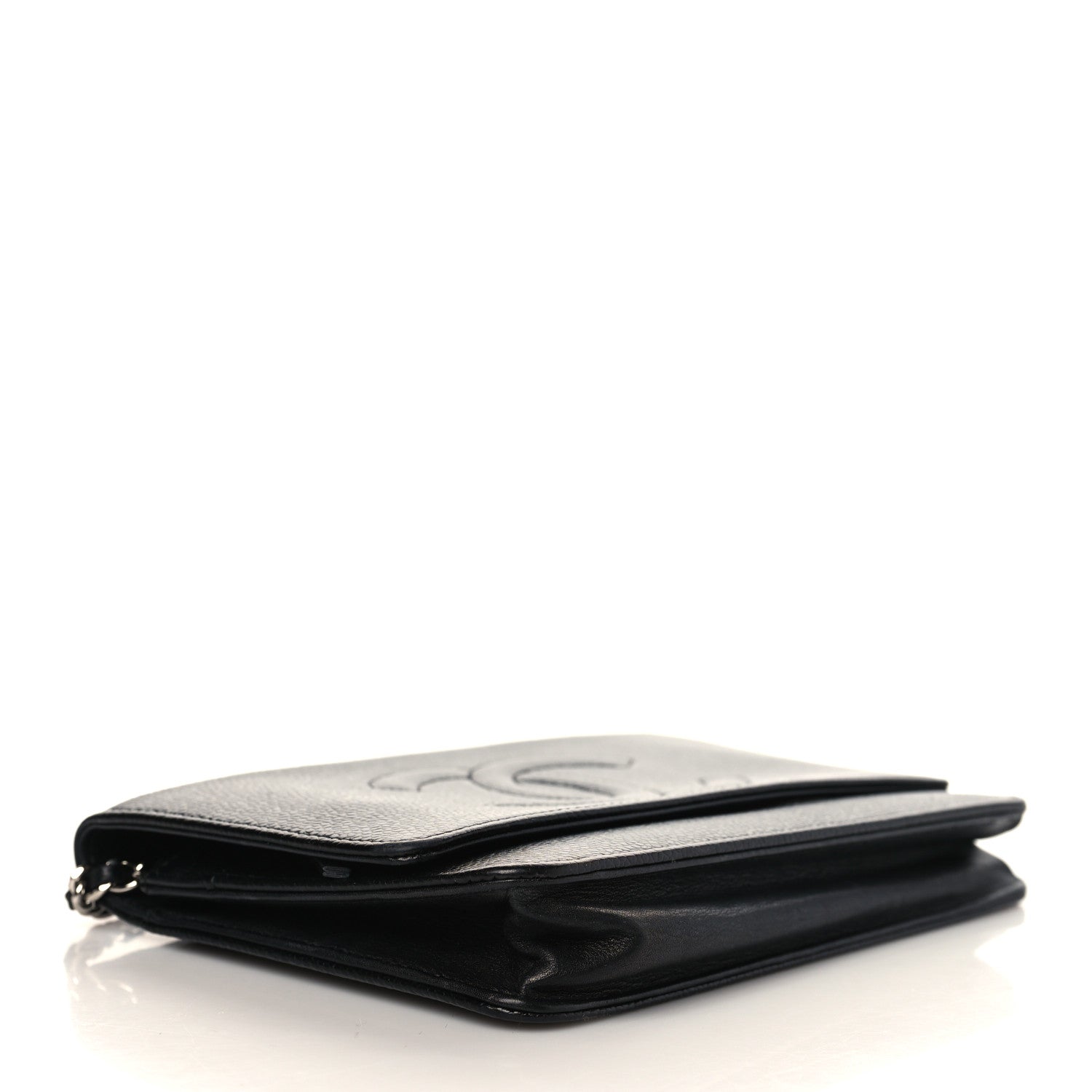 Chanel Caviar Timeless CC Wallet On Chain WOC Black 4 of 8