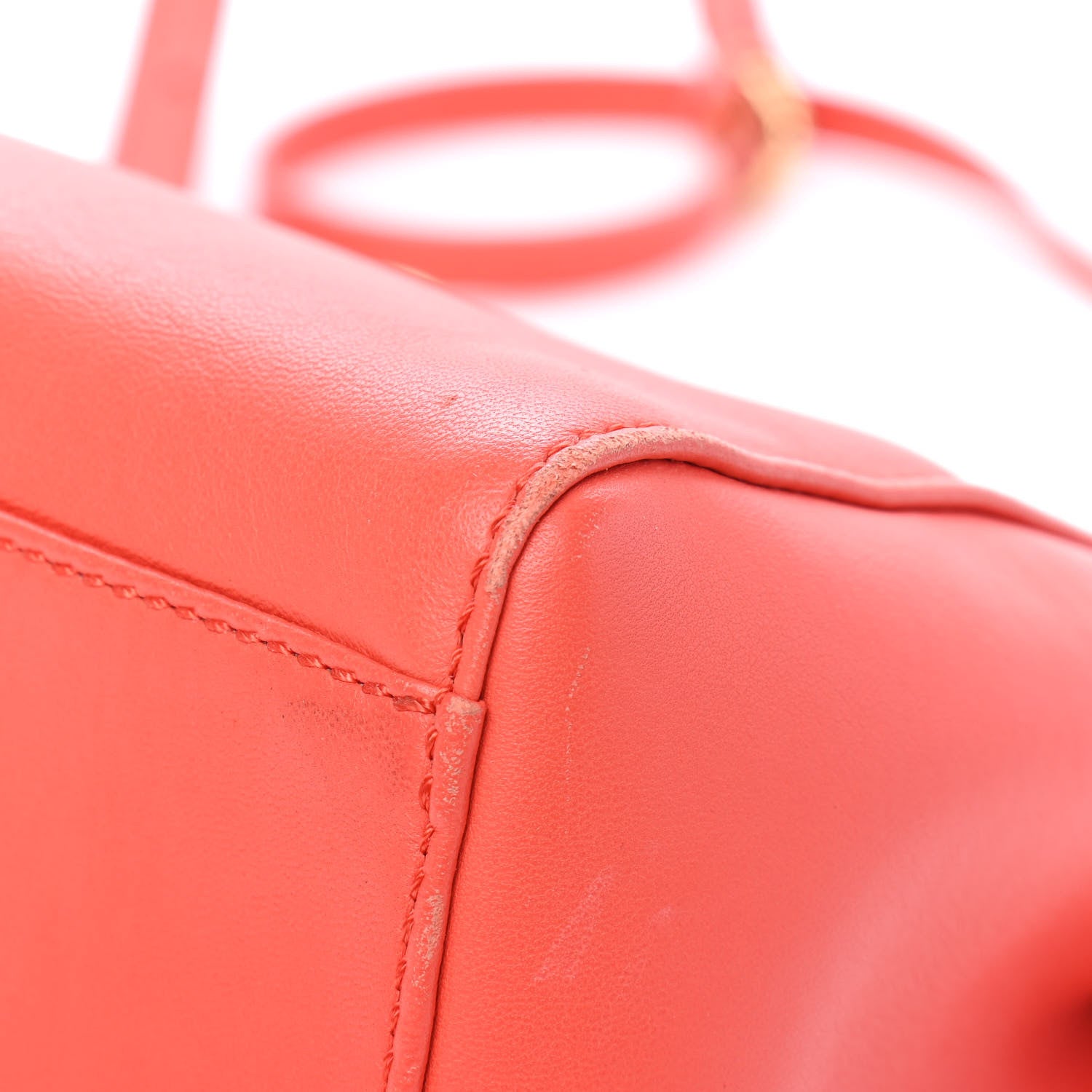 Fendi Nappa Mini Peekaboo Iconic Satchel Azalea 12 of 12