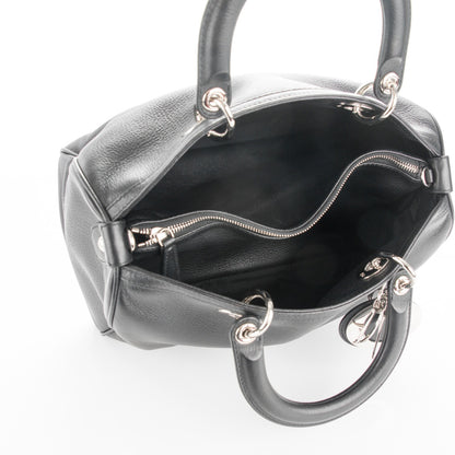 Christian Dior Smooth Deerskin Granville Polochon Black 6 of 8