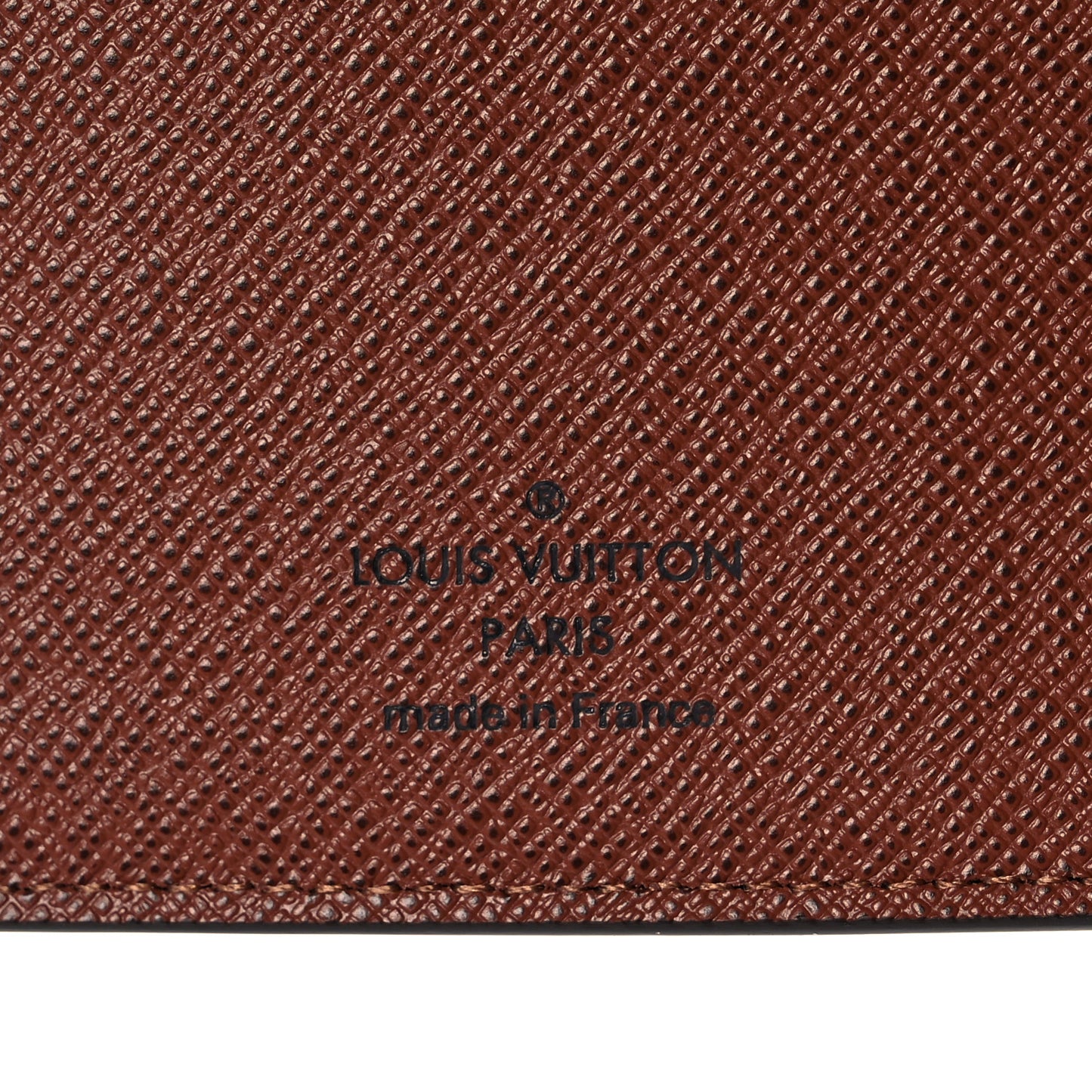 Monogram Desk Agenda Cover