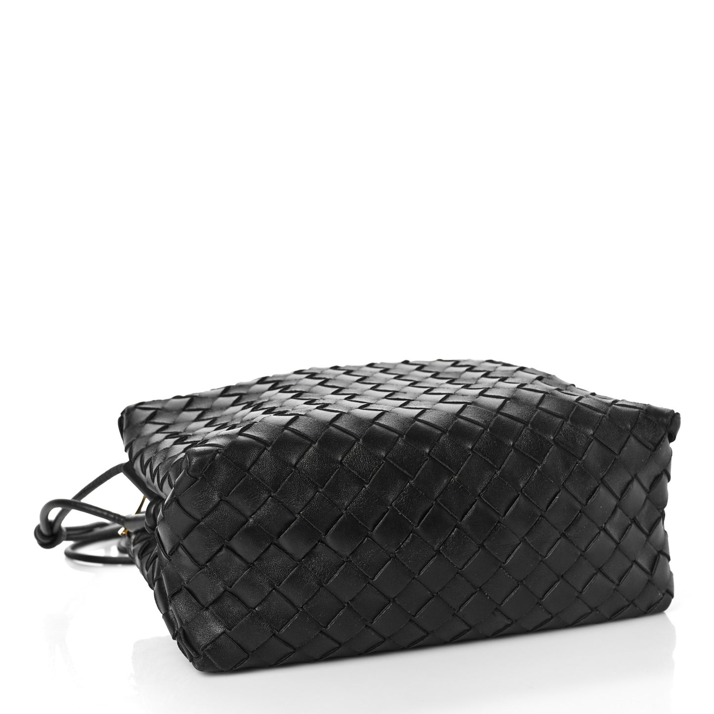 Nappa Intrecciato Medium Loop Camera Bag Black