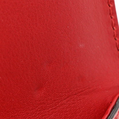 Gucci Calfskin Studded Small Padlock Shoulder Bag Hibiscus Red 11 of 11