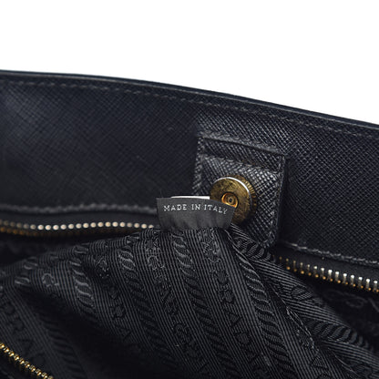 Prada Saffiano Lux Large Tote Black 7 of 17