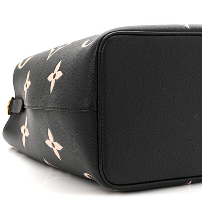 Louis Vuitton Empreinte Monogram Giant Neonoe MM Black Beige 9 of 11