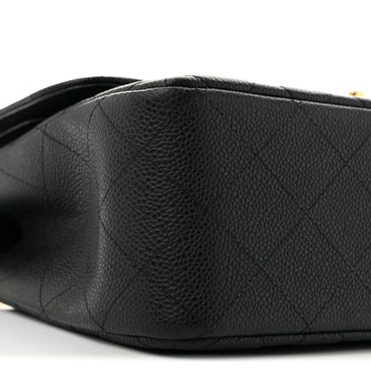 Chanel Caviar Quilted Jumbo Double Flap Black 10 of 10