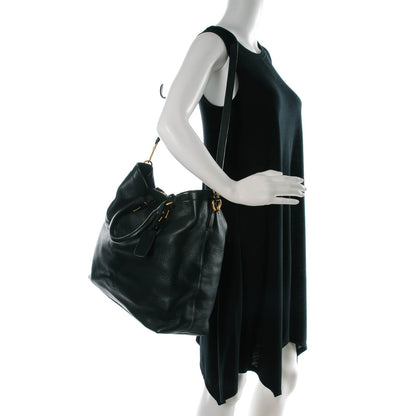 Prada Cervo Deerskin Bauletto Foresta 2 of 9