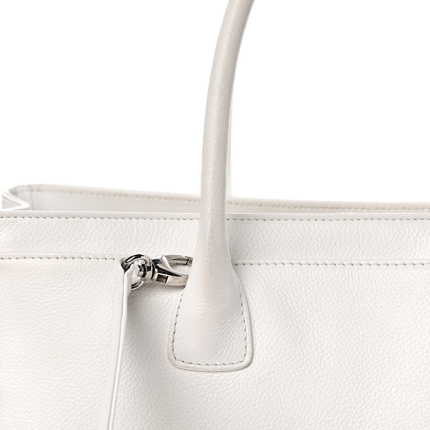 Caviar Cerf Executive Shopper Tote White