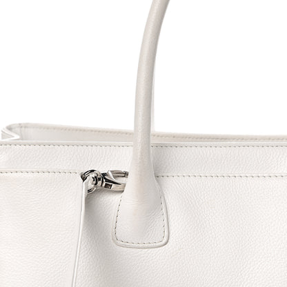 Chanel Caviar Cerf Executive Shopper Tote White 13 of 24