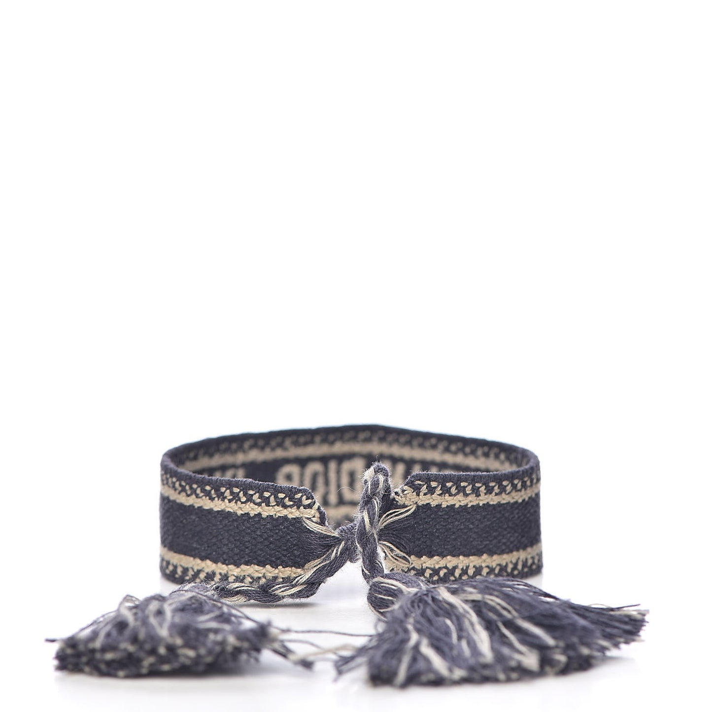 Woven Cotton J'Adior Friendship Bracelet Navy