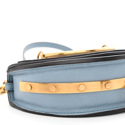Chloe Calfskin Small Nile Bracelet Minaudiere Bag Washed Blue 10 of 12