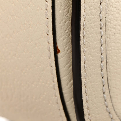 Gucci Textured Calfskin Small Ophidia Flap Messenger Bag Mystic White 12 of 13