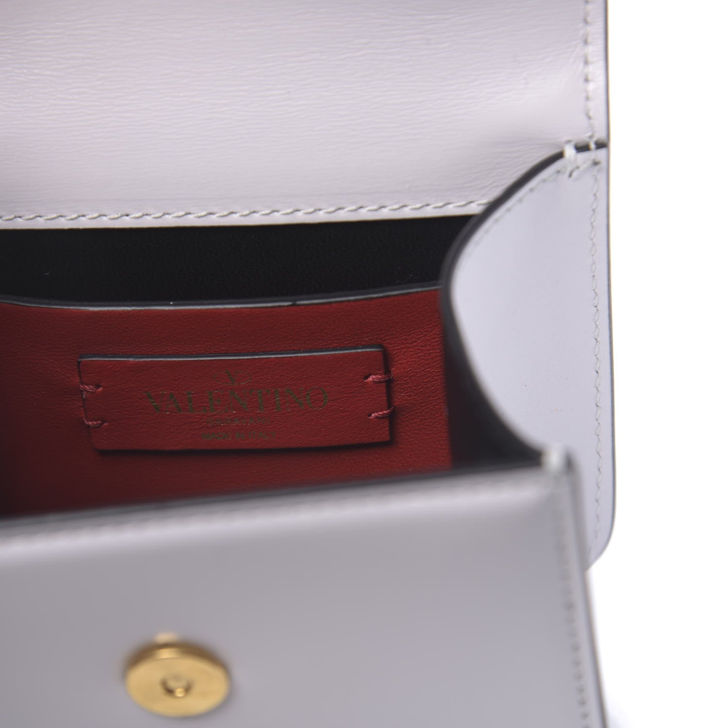Valentino Garavani Smooth Calfskin Micro VSling Shoulder Bag White 6 of 9