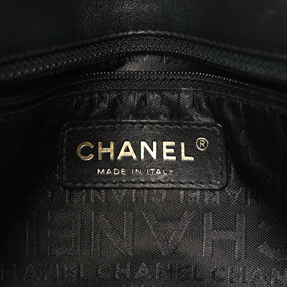 Chanel Lambskin Chocolate Bar Mademoiselle Flap Shoulder Bag Black 6 of 11