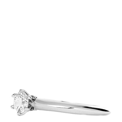 Tiffany Platinum Diamond .29ct Solitaire Engagement Ring 49 5 3 of 8