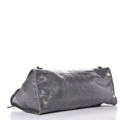 Balenciaga Agneau Giant 21 Silver Hardware Work Anthracite 4 of 12