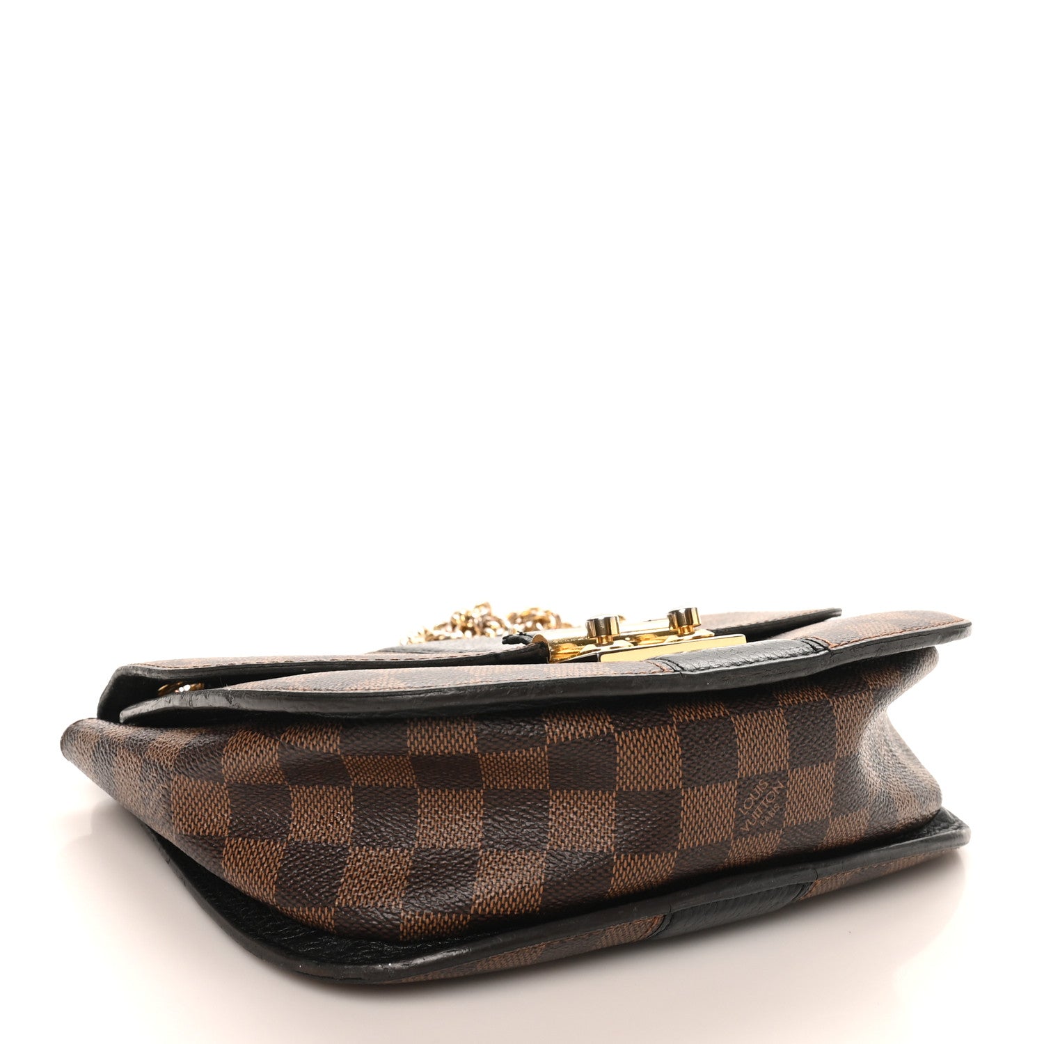 Louis Vuitton Damier Ebene Cuir Taurillon Wight Black 4 of 12