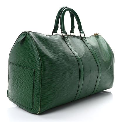 Louis Vuitton Epi Keepall 45 Borneo 2 of 12