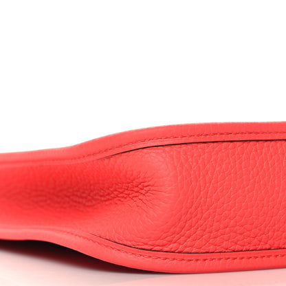 Hermes Taurillon Clemence Evelyne TPM Rouge Pivoine 9 of 12