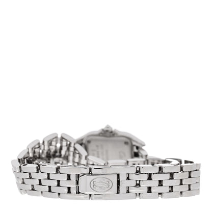 Cartier 18K White Gold Diamond Bezel 22mm Panthere Double Wrap Quartz Watch 3 of 4