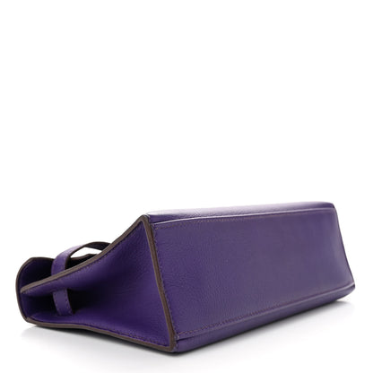 Hermes Swift Kelly Pochette Clutch Iris 5 of 12