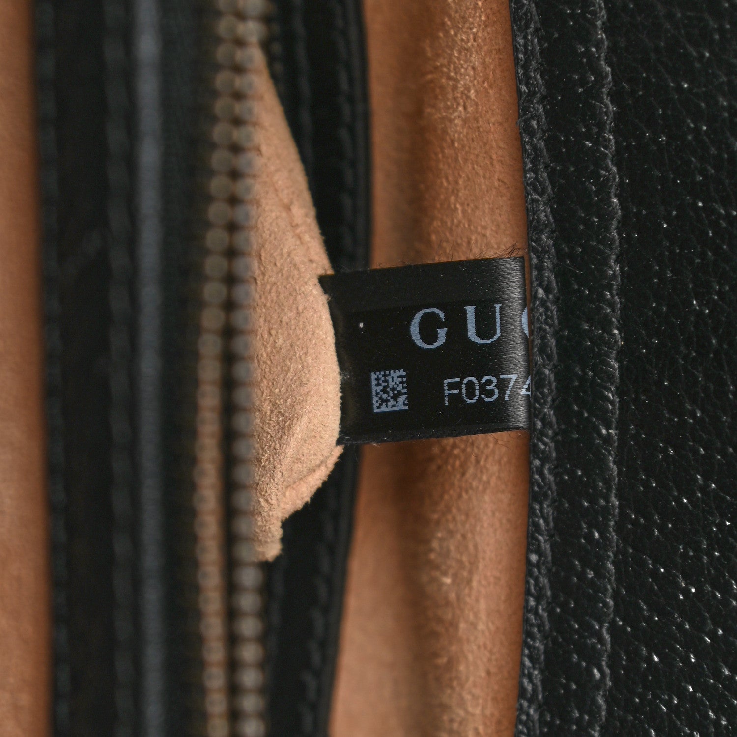 Gucci Textured Dollar Calfskin Web Medium Diana Tote Bag Black Dusty Grey 7 of 10