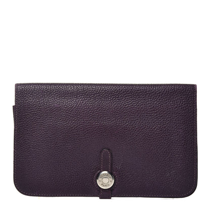 Hermes Togo Dogon Duo Wallet Iris 1 of 8