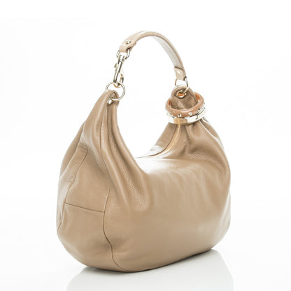 Jimmy Choo Deerskin Solar L Hobo Buff 3 of 7