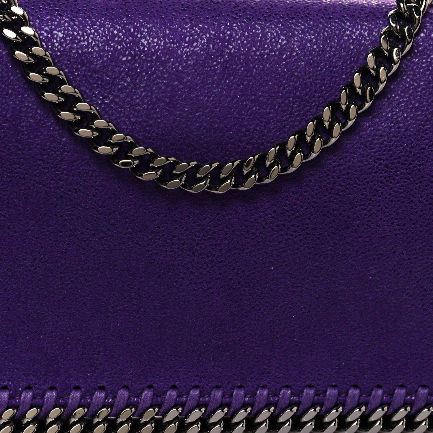 Stella McCartney Shaggy Deer Falabella Crossbody Bag Bright Purple 7 of 10
